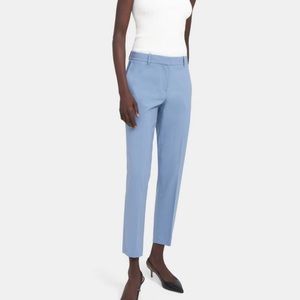 Theory NWT Treeca 2 Pant Mist Blue